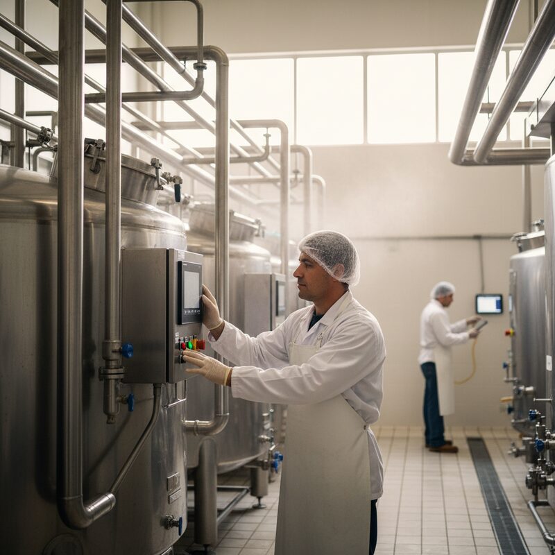 Planta de alimentos y lácteos